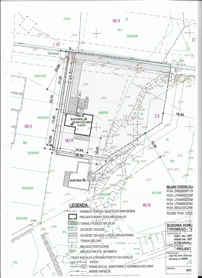 Działka budowlana Mysłowice Morgi, ul. Ogrodowa