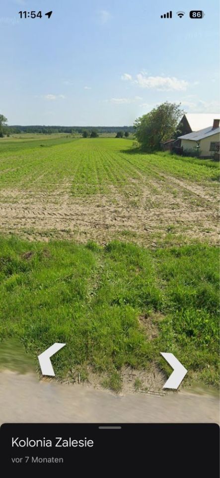 Działka rolno-budowlana Zalesie