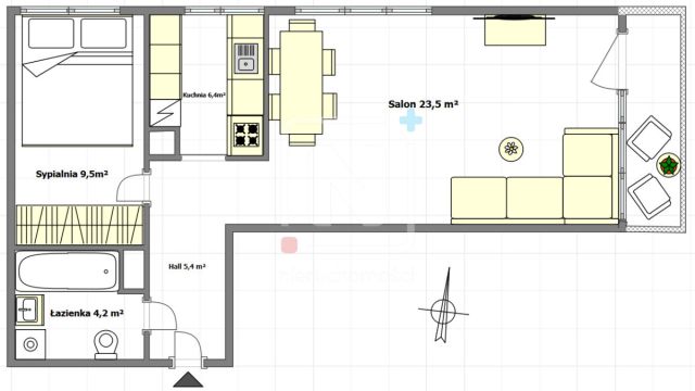 Mieszkanie 2-pokojowe Warszawa Żoliborz, ul. Braci Załuskich. Zdjęcie 13