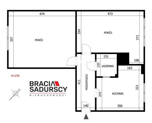 Mieszkanie 2-pokojowe Kraków Borek Fałęcki, ul. Żywiecka. Zdjęcie 3