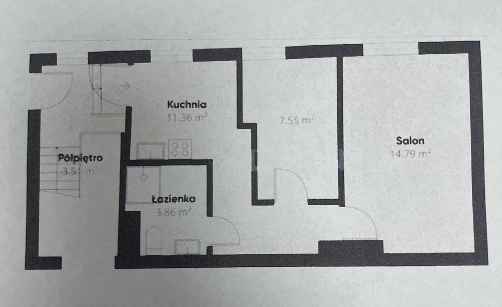 Mieszkanie 2-pokojowe Kalisz, ul. Ciasna. Zdjęcie 3