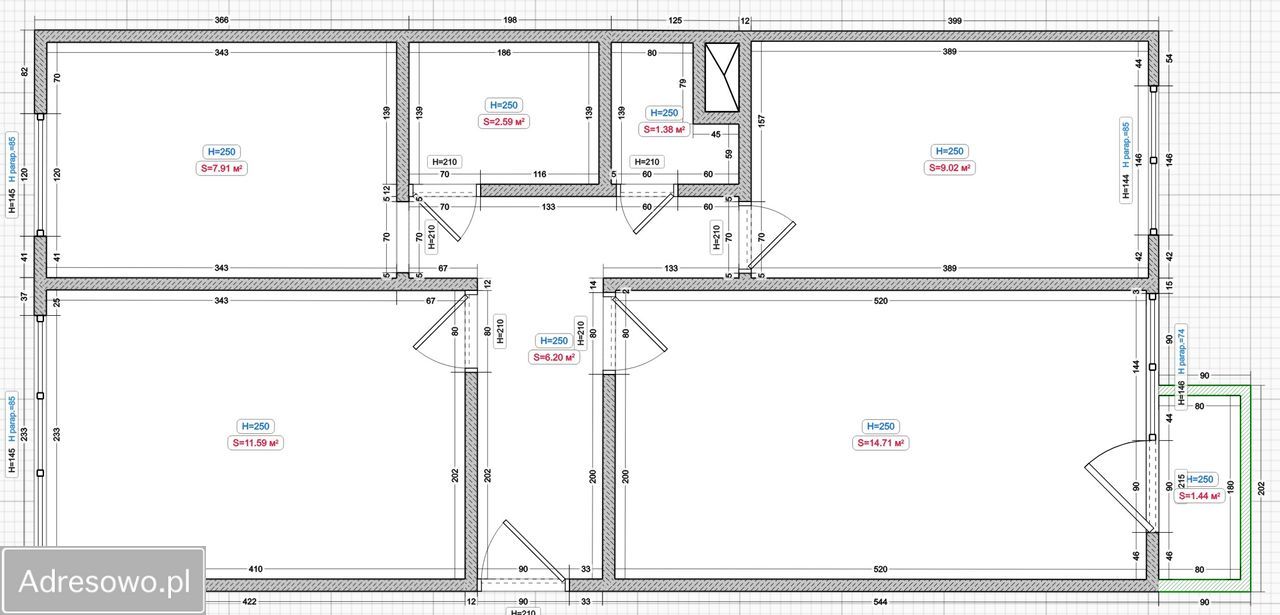 Mieszkanie 3-pokojowe Śrem, ul. Tadeusza Bora Komorowskiego. Zdjęcie 11