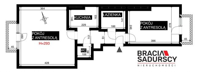 Mieszkanie 2-pokojowe Kraków Krowodrza, ul. Spokojna. Zdjęcie 3