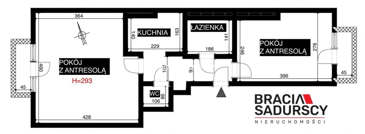 Mieszkanie 2-pokojowe Kraków Krowodrza, ul. Spokojna. Zdjęcie 3