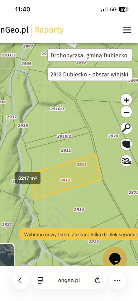 Działka leśna Drohobyczka. Zdjęcie 2