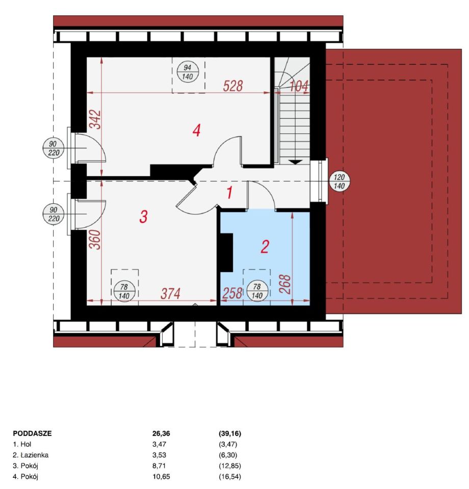 dom letniskowy, 4 pokoje Sokole-Kuźnica. Zdjęcie 3