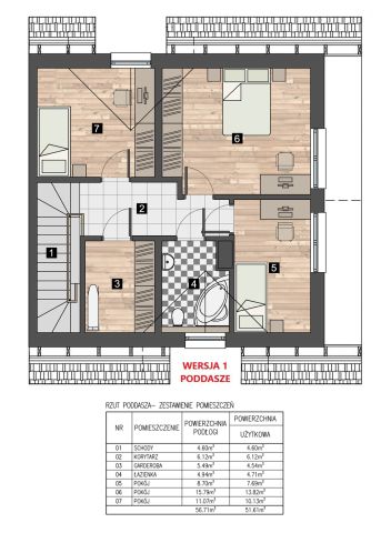 Mieszkanie 5-pokojowe Świątniki Górne, ul. Franciszka Bielowicza. Zdjęcie 9