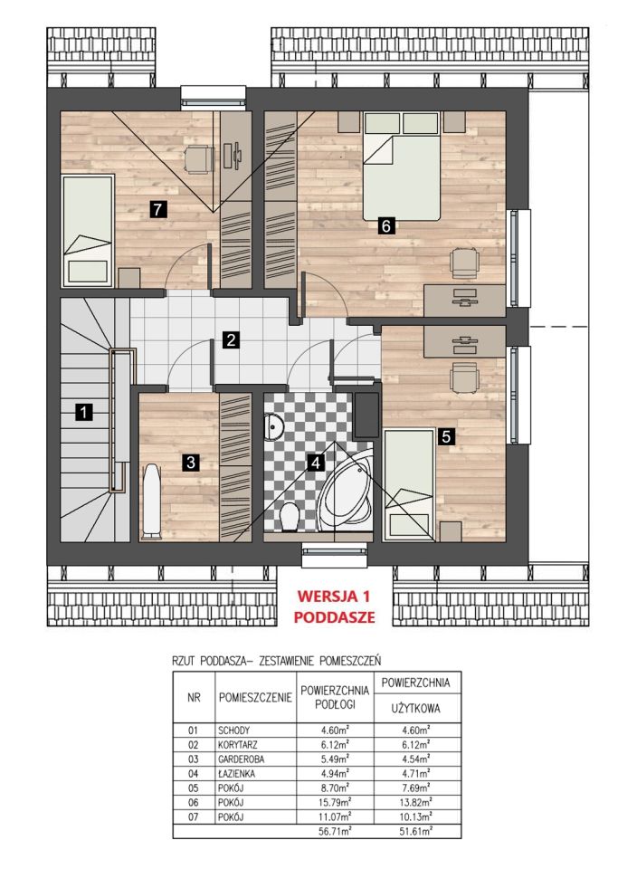 Mieszkanie 5-pokojowe Świątniki Górne, ul. Franciszka Bielowicza. Zdjęcie 9