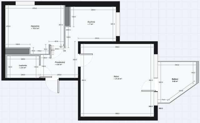 Mieszkanie 2-pokojowe Warszawa Ursynów, ul. Służby Polsce. Zdjęcie 1