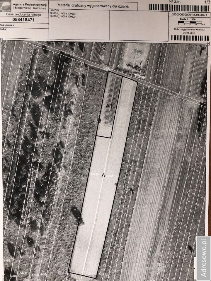 Działka inwestycyjna Łuków. Zdjęcie 7