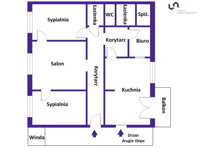 Mieszkanie 3-pokojowe Kraków Śródmieście, ul. św. Tomasza. Zdjęcie 2