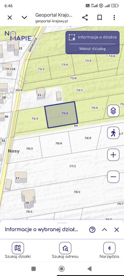 Działka budowlana Nosy. Zdjęcie 2