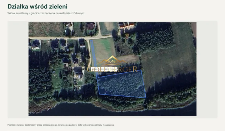 Działka budowlana Jerzykowo, ul. Nad Zalewem