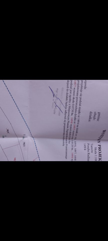 Działka budowlana Poręba Radlna. Zdjęcie 5