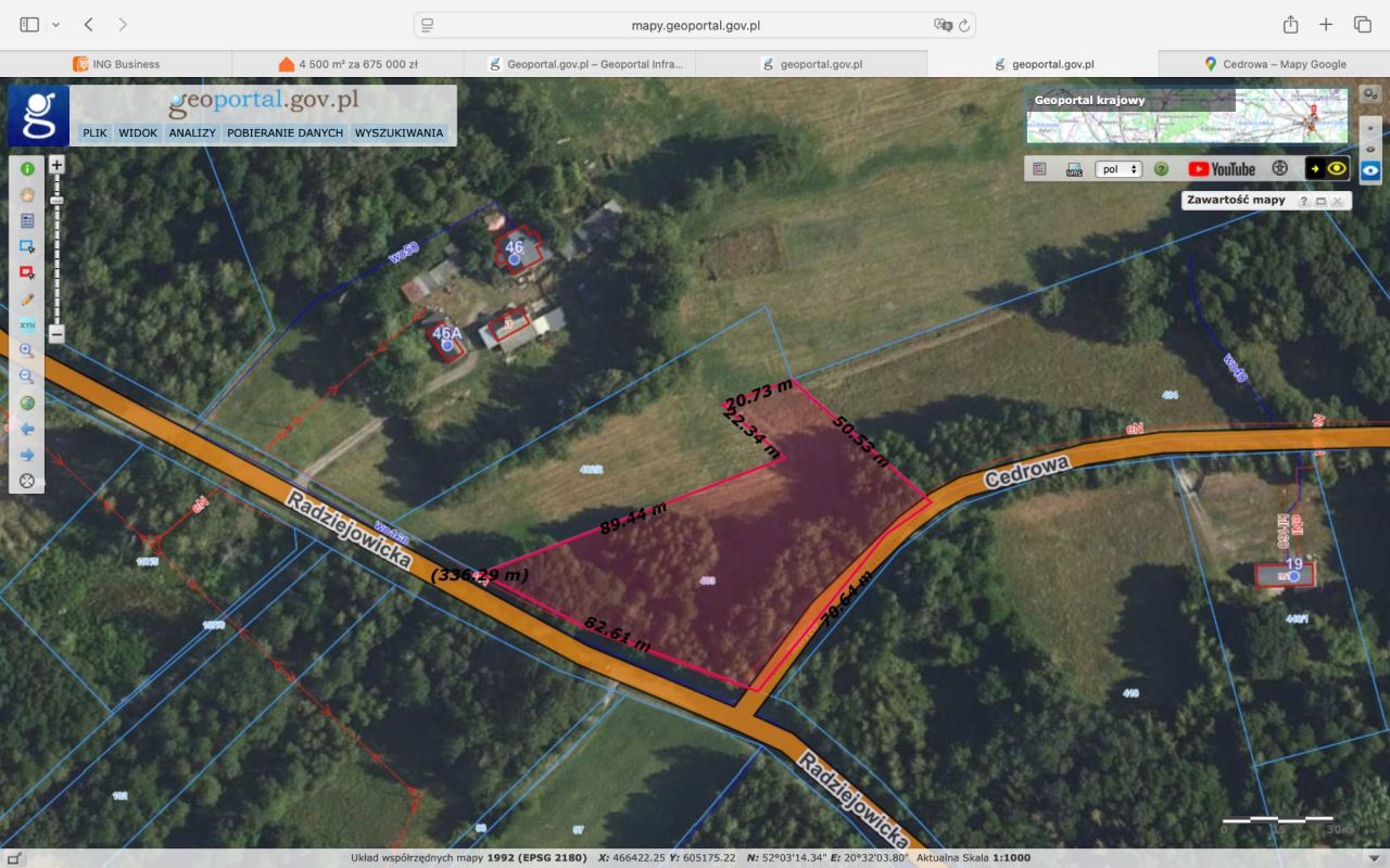 Działka budowlana Budy Michałowskie. Zdjęcie 6