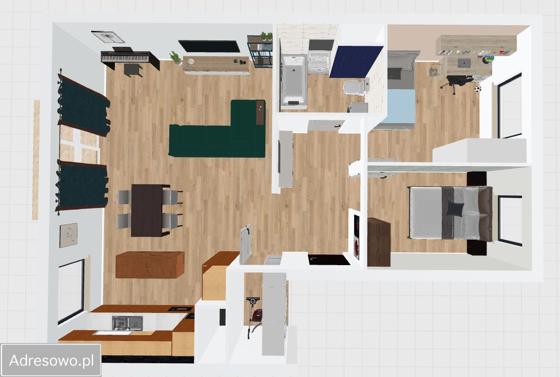 Mieszkanie 3-pokojowe Łomża, ul. Księżnej Anny. Zdjęcie 2