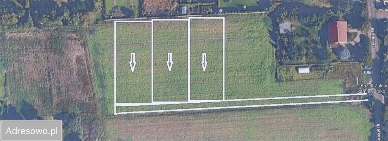 Działka budowlana Łódź Mileszki, ul. Bratkowa. Zdjęcie 3