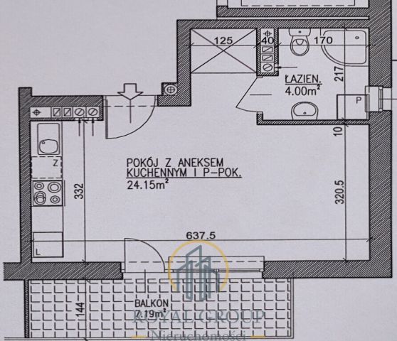 Mieszkanie 1-pokojowe Lublin Węglin, ul. Kwarcowa. Zdjęcie 8