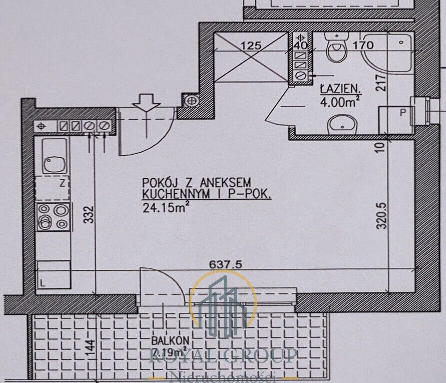 Mieszkanie 1-pokojowe Lublin Węglin, ul. Kwarcowa. Zdjęcie 8