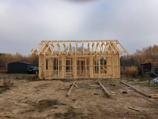 dom wolnostojący Grzegorzewice, ul. Malownicza. Zdjęcie 1