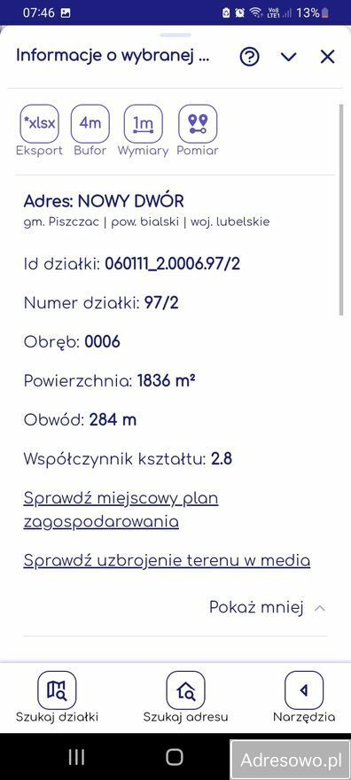 Działka siedliskowa Nowy Dwór. Zdjęcie 5