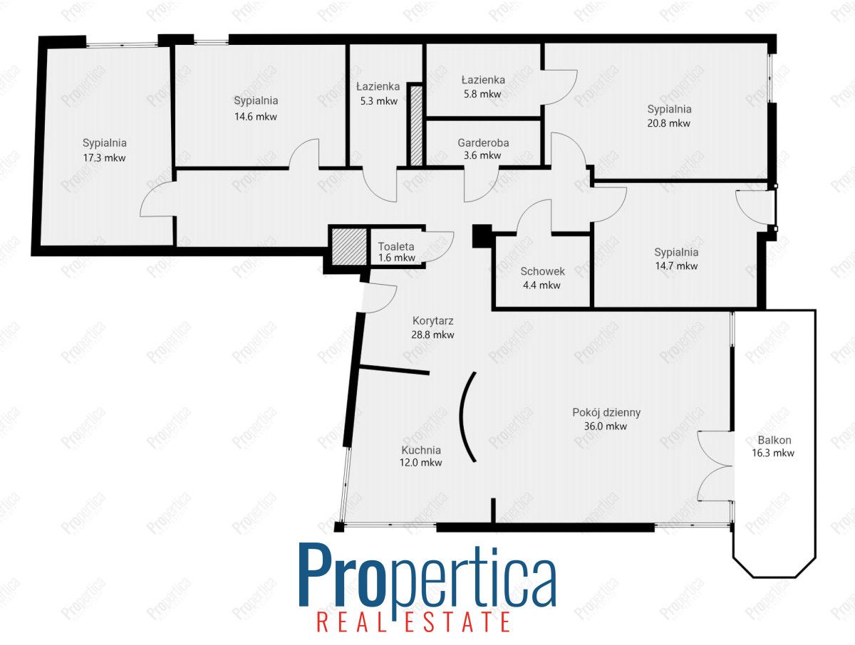 Mieszkanie 5-pokojowe Warszawa Śródmieście, ul. Podchorążych. Zdjęcie 33