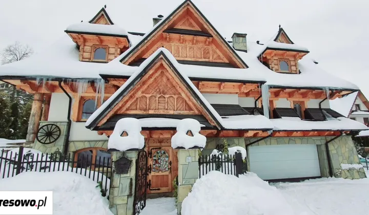 dom wolnostojący, 8 pokoi Zakopane, ul. Jaszczurówka