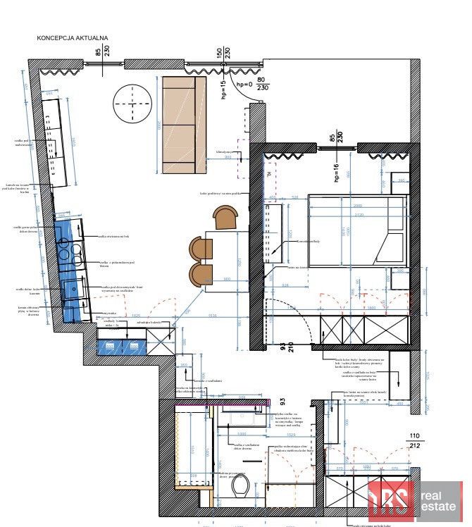 Mieszkanie 2-pokojowe Warszawa Wilanów, al. Rzeczypospolitej