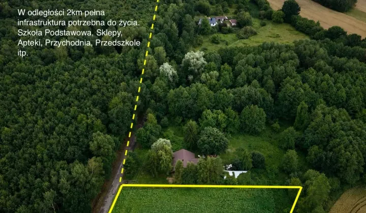 Działka budowlana Cyców