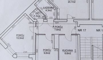 Mieszkanie 3-pokojowe Elbląg, ul. Piechoty