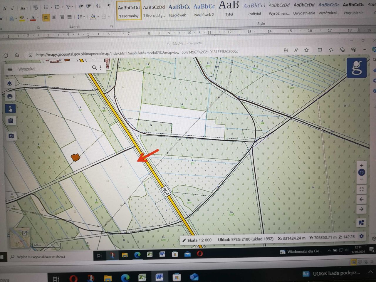 Działka rolna Kosin. Zdjęcie 4