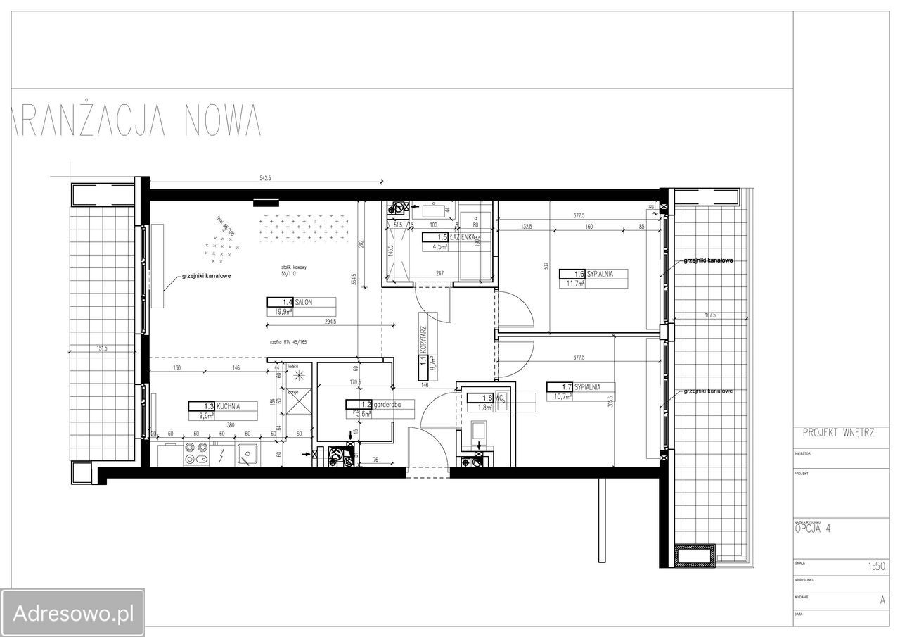 Mieszkanie 3-pokojowe Warszawa Żoliborz, ul. Kaliny Jędrusik. Zdjęcie 9