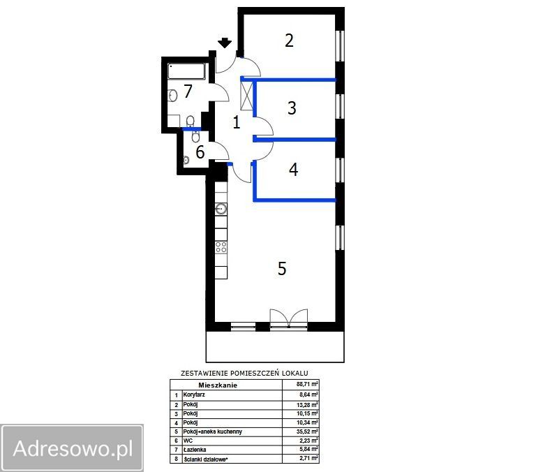 Mieszkanie 4-pokojowe Trzebnica. Zdjęcie 18