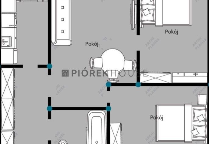 Mieszkanie 3-pokojowe Warszawa Ochota, ul. Grójecka. Zdjęcie 9