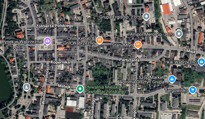 Mieszkanie 4-pokojowe Wąbrzeźno Centrum, ul. Partyzanta