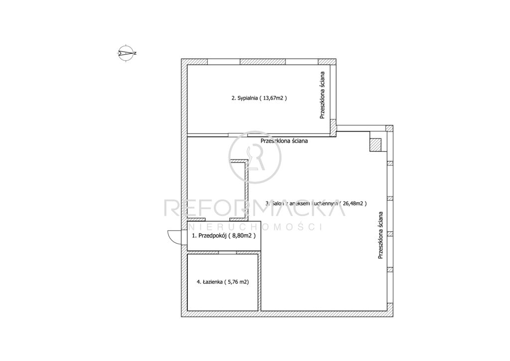 Mieszkanie 2-pokojowe Rzeszów, ul. Fryderyka Szopena. Zdjęcie 23