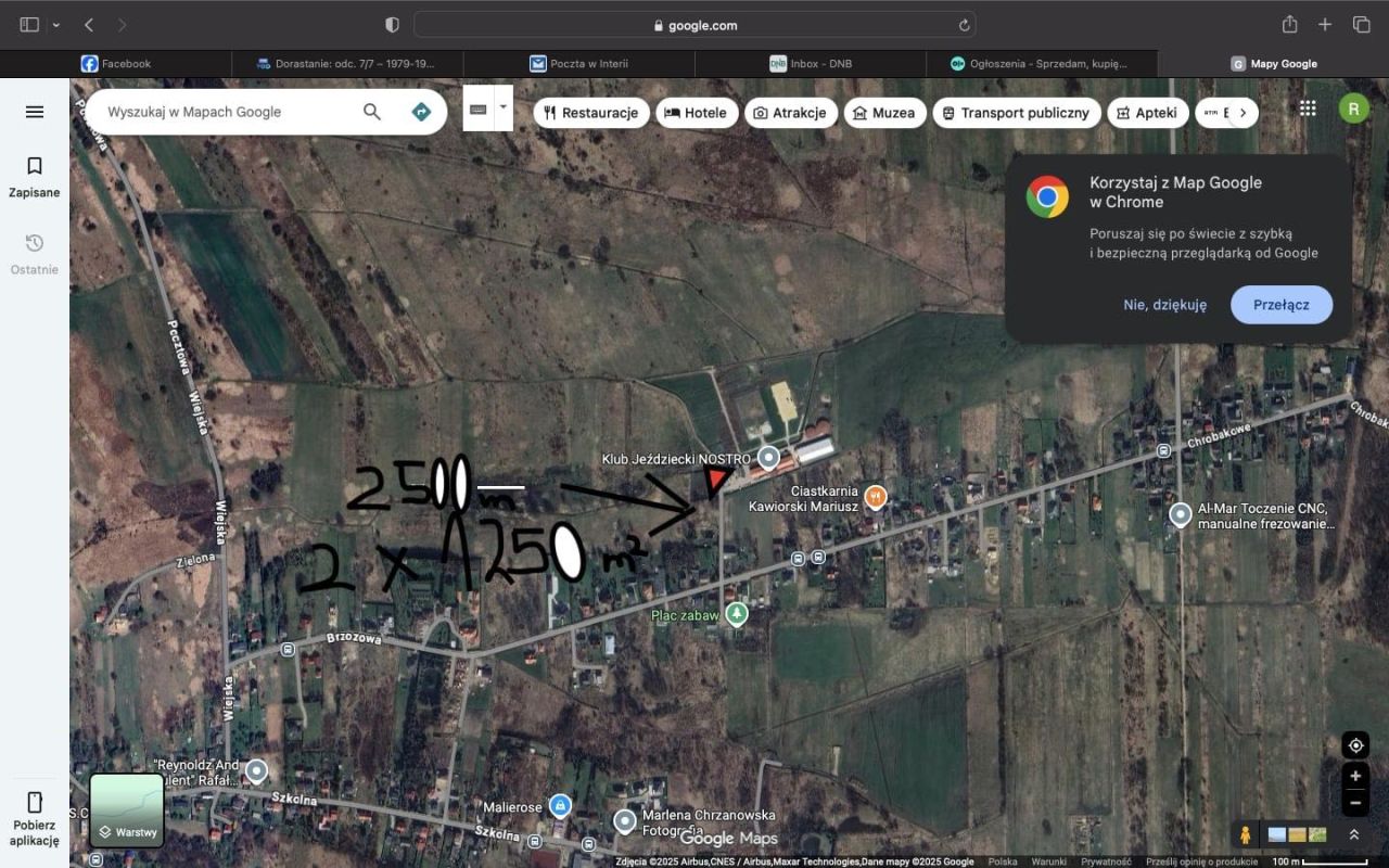 Działka budowlana Dąbie. Zdjęcie 2