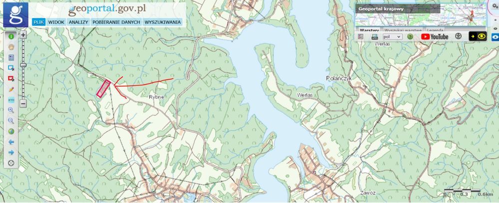 Działka Rybne. Zdjęcie 3