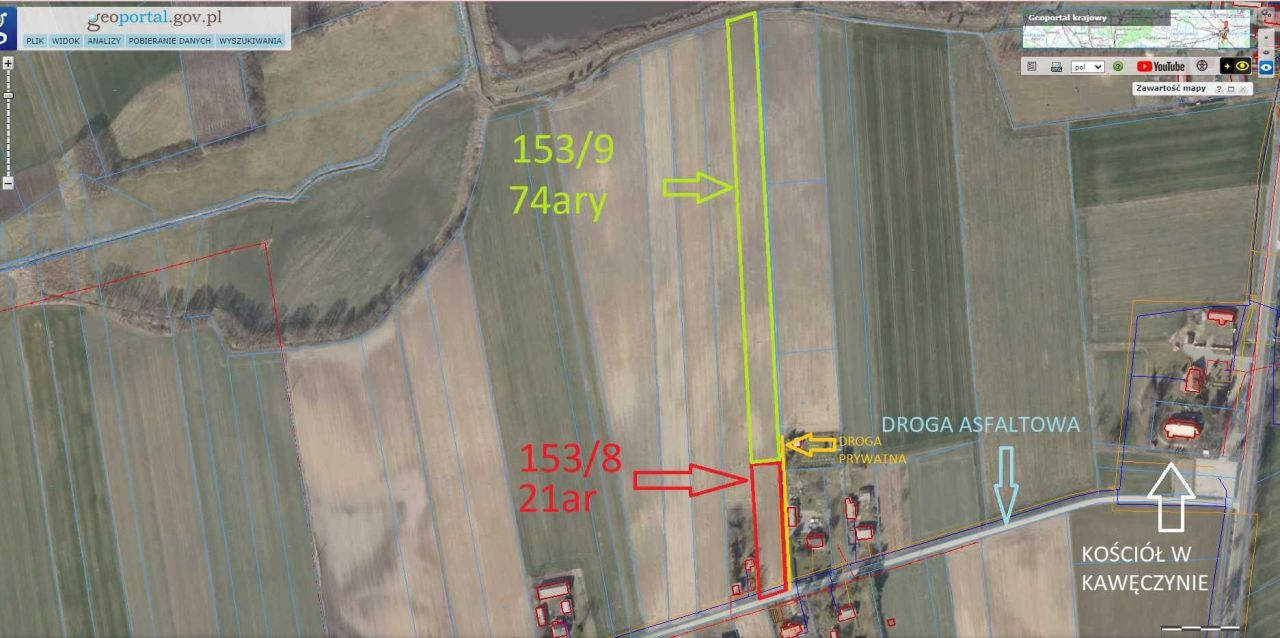 Działka rolno-budowlana Kawęczyn. Zdjęcie 3