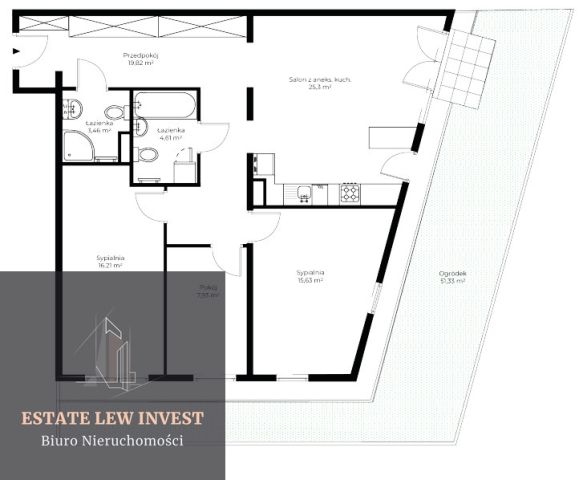 Mieszkanie 2-pokojowe Kraków, ul. Bukowa. Zdjęcie 11