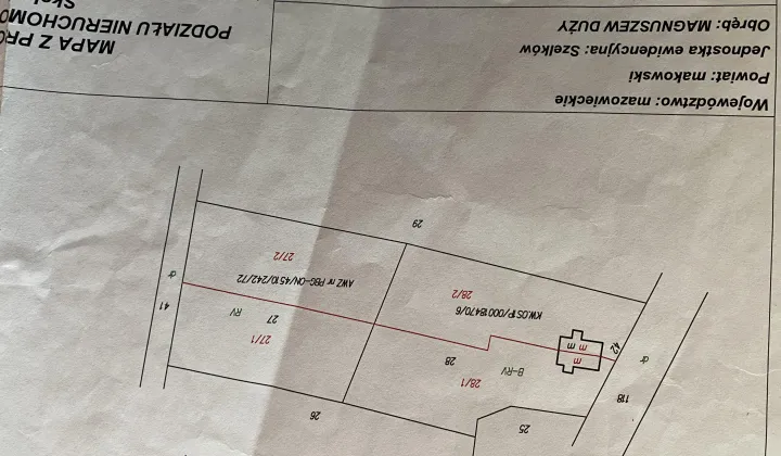 Działka siedliskowa Magnuszew Duży Magnuszew