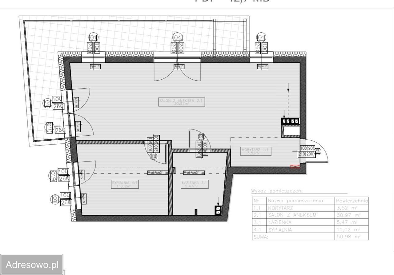 Mieszkanie 2-pokojowe Starachowice, al. Armii Krajowej. Zdjęcie 8