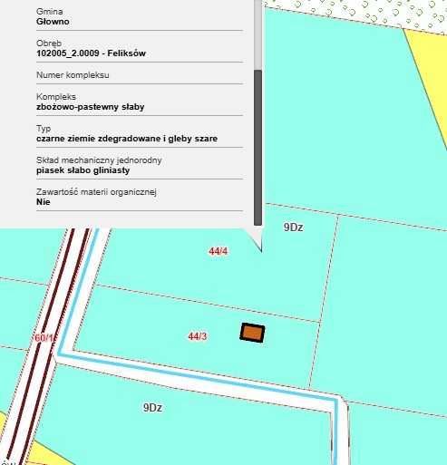 Działka budowlana Feliksów. Zdjęcie 3
