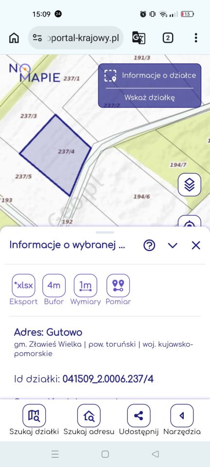 Działka budowlana Gutowo, ul. Miedziana. Zdjęcie 2
