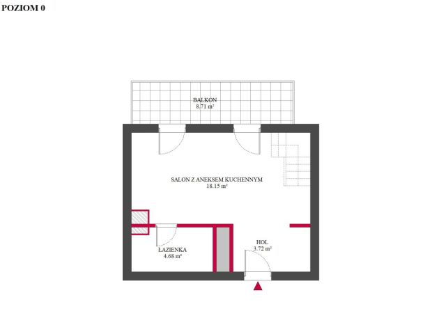 Mieszkanie 2-pokojowe Opole Półwieś, ul. kard. Stefana Wyszyńskiego. Zdjęcie 14