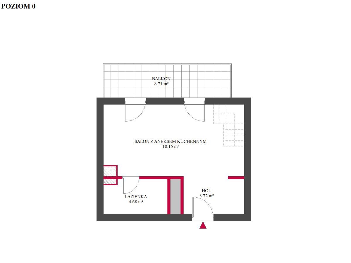 Mieszkanie 2-pokojowe Opole Półwieś, ul. kard. Stefana Wyszyńskiego. Zdjęcie 14