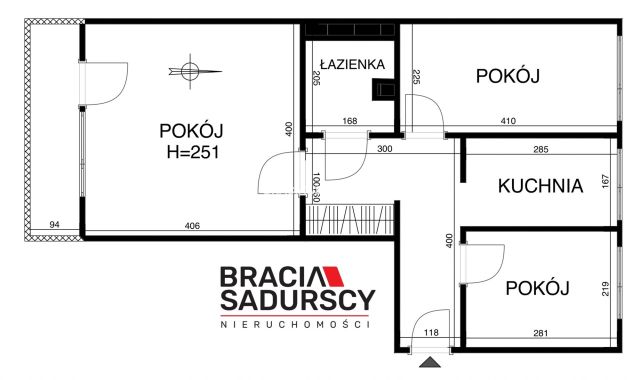 Mieszkanie 3-pokojowe Kraków Dębniki, ul. Słomiana. Zdjęcie 19