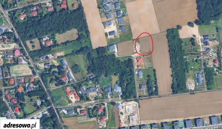 Działka budowlana Lublin Sławin, ul. Dzbenin