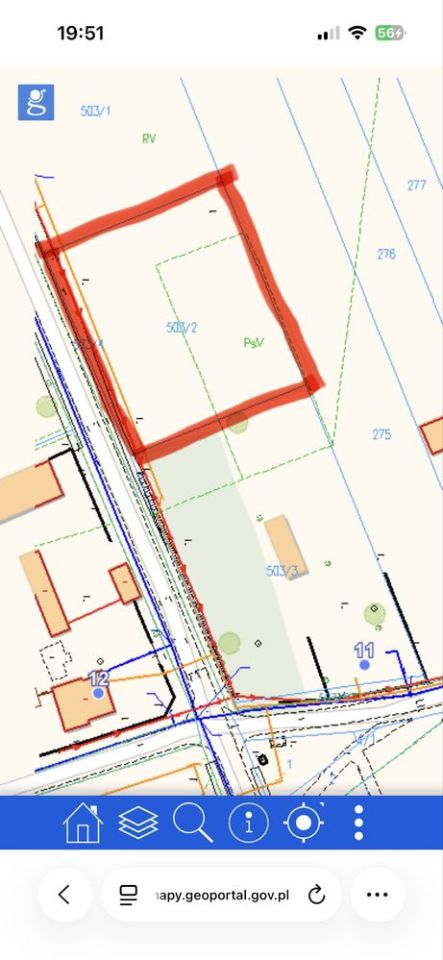Działka budowlana Lutobrok-Folwark. Zdjęcie 1