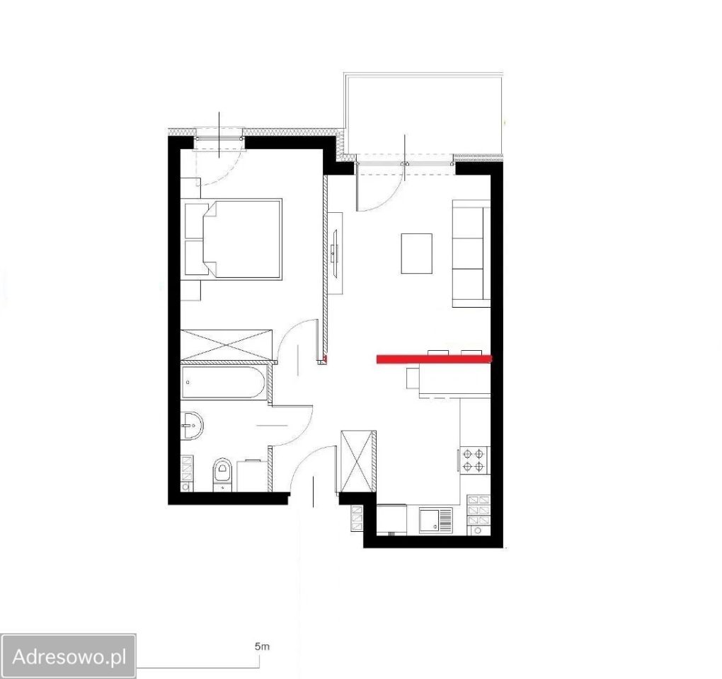 Mieszkanie 2-pokojowe Kraków Bieżanów, ul. Mariana Domagały. Zdjęcie 12